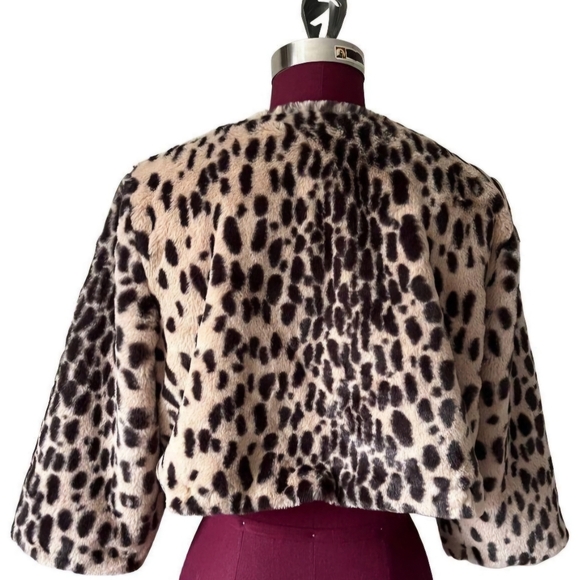 AQUA Women’s Animal Print Dressy Bolero - Picture 2 of 12